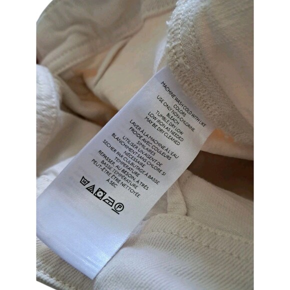 Pilcro The Kit High Rise Cream Wide Leg Jeans Anthropologie - Picture 8 of 14